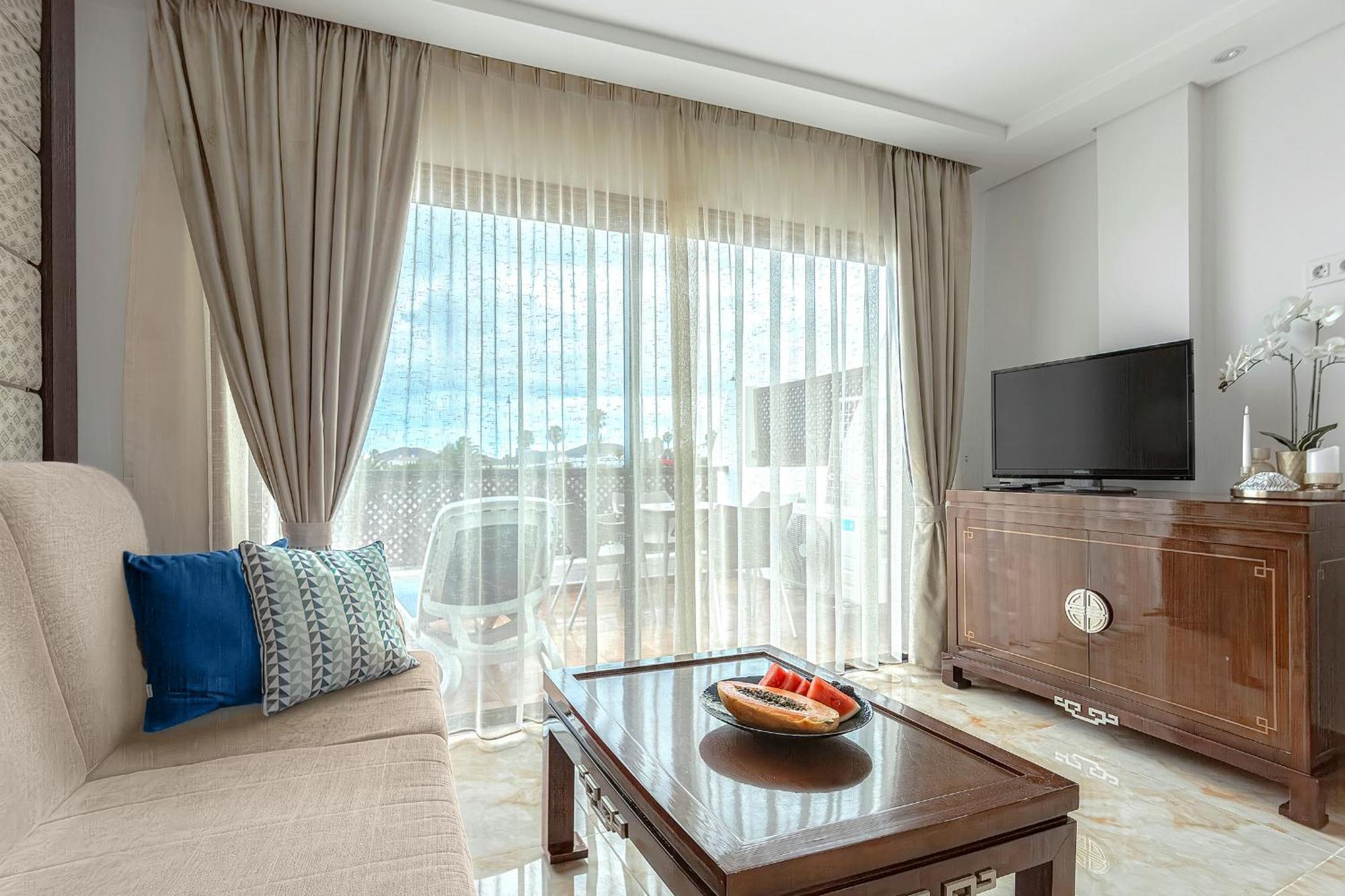 Ocean View Apartment In Albatros Golf Del Sur San Miguel de Abona Bagian luar foto